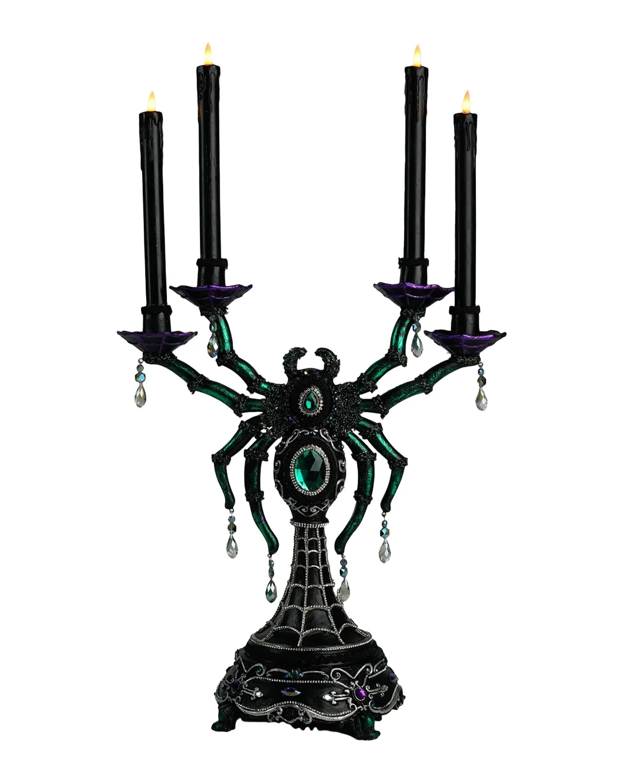 Katherine 's Collection Spider Halloween Candelabra