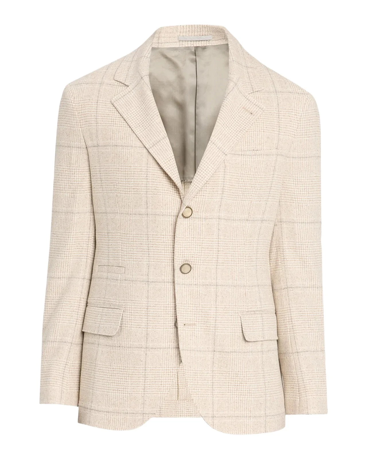 Men's Silk and Wool Plaid Suit Jacket Men's Silk and Wool Plaid Suit Jacket