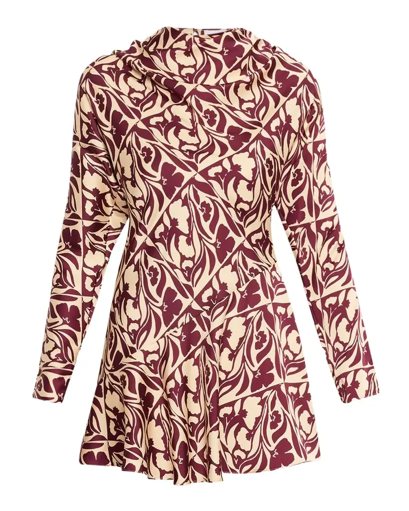 Misa Los Angeles Sage Satin Mini Dress