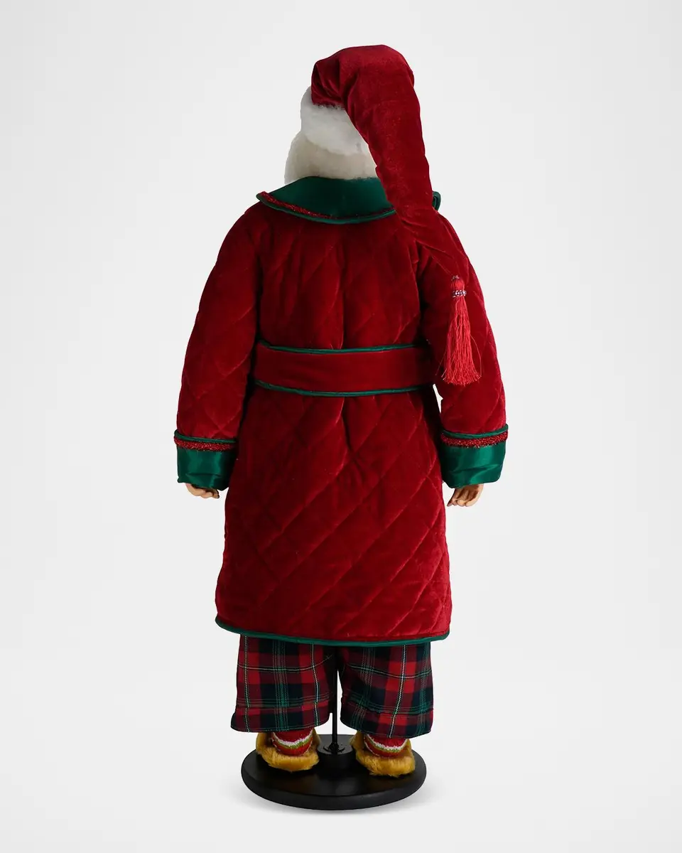 Katherine 's Collection Merry & Magnificent Christmas Santa In Pajamas Tabletop Doll | Thumbnail 4 Katherine 's Collection Merry & Magnificent Christmas Santa In Pajamas Tabletop Doll | Thumbnail 4