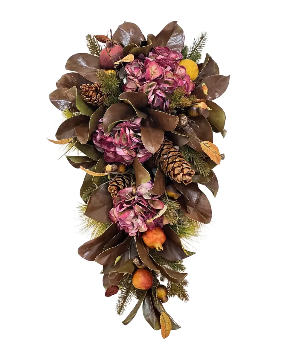 Winward Home Holiday Newness Artificial Hydrangea & Magnolia Floral Arrangement | Thumbnail 2 Winward Home Holiday Newness Artificial Hydrangea & Magnolia Floral Arrangement | Thumbnail 2