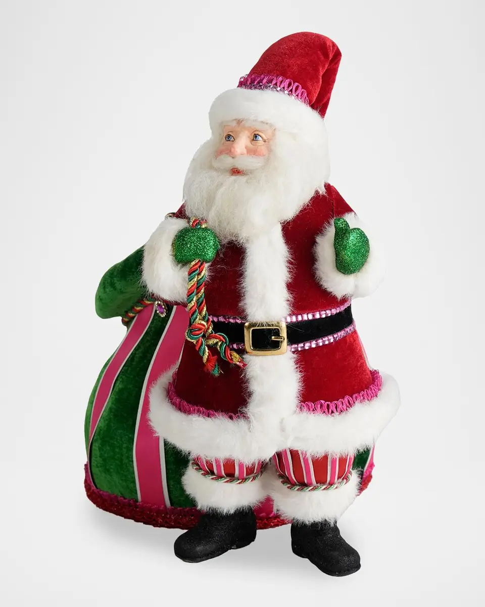 Katherine 's Collection Merry & Magnificent Christmas Papa Noel & Bag Candy Holder | Thumbnail 2 Katherine 's Collection Merry & Magnificent Christmas Papa Noel & Bag Candy Holder | Thumbnail 2