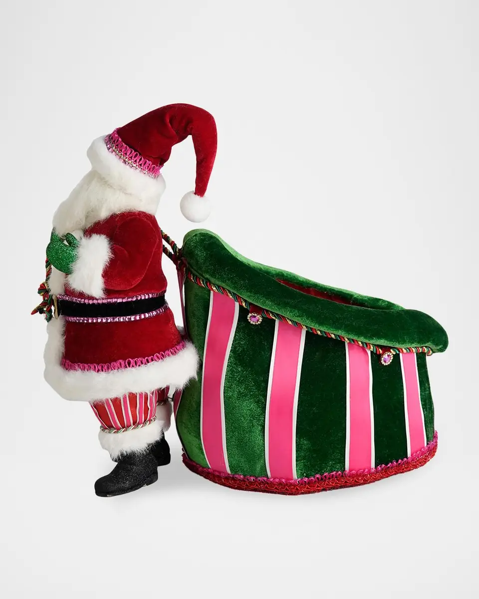 Katherine 's Collection Merry & Magnificent Christmas Papa Noel & Bag Candy Holder | Thumbnail 3 Katherine 's Collection Merry & Magnificent Christmas Papa Noel & Bag Candy Holder | Thumbnail 3