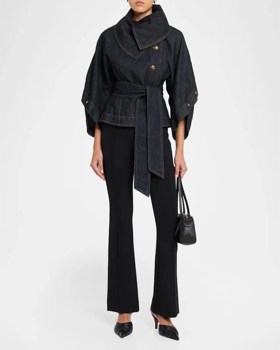 Zimmermann Valiant Denim Buttoned Jacket | Thumbnail 2
