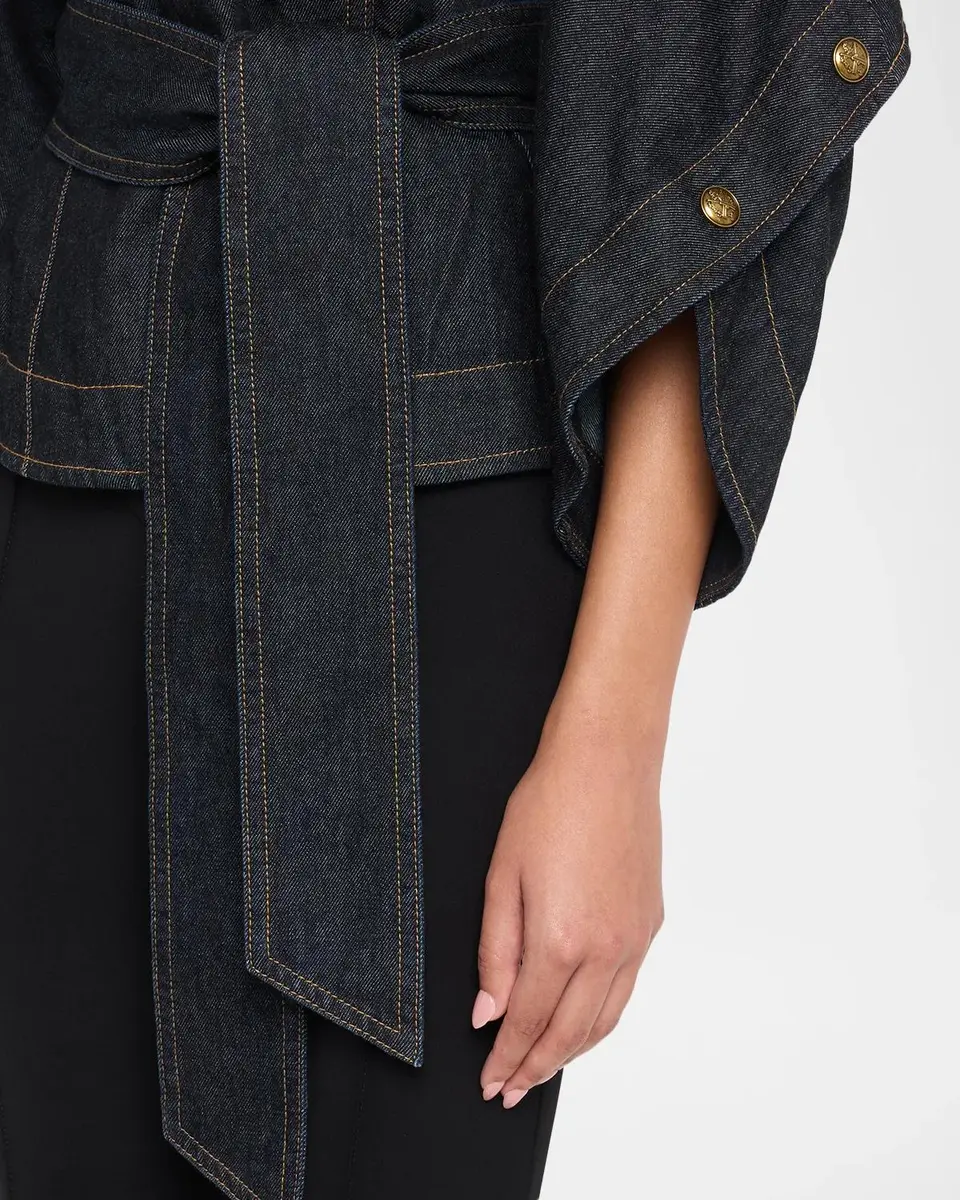 Zimmermann Valiant Denim Buttoned Jacket | Thumbnail 5