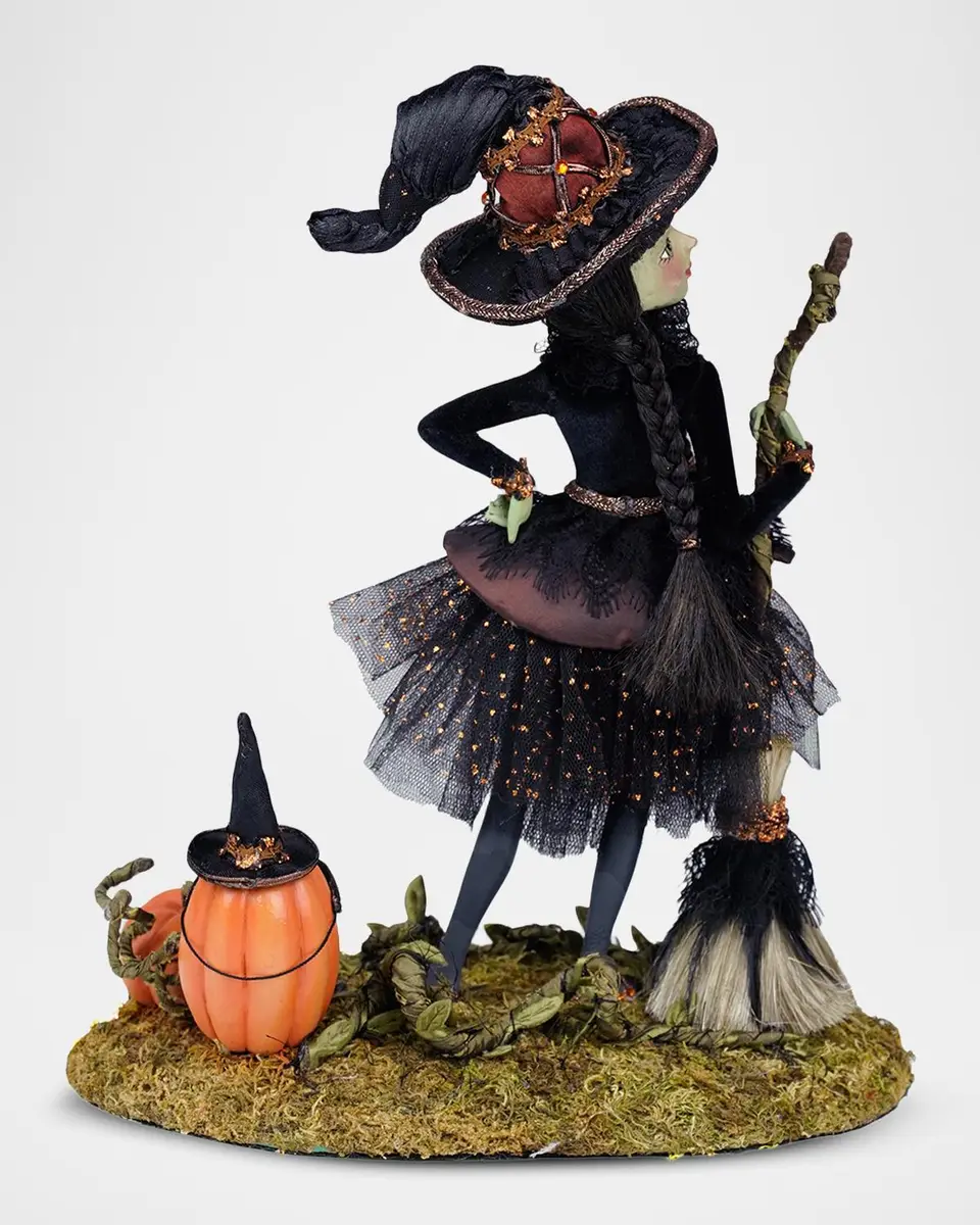 Katherine 's Collection Witch in Training Halloween Figurine | Thumbnail 2