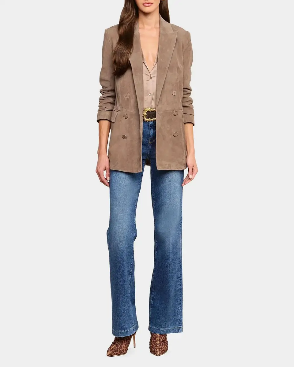 L'Agence Aimee Relaxed Double-Breasted Blazer | Thumbnail 2