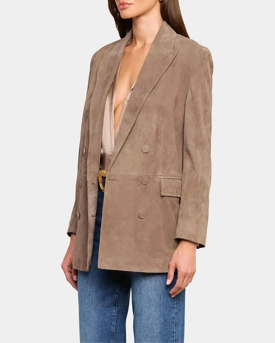 L'Agence Aimee Relaxed Double-Breasted Blazer | Thumbnail 5