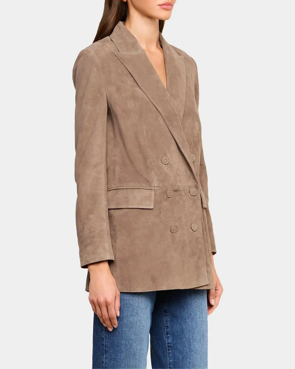 L'Agence Aimee Relaxed Double-Breasted Blazer | Thumbnail 7