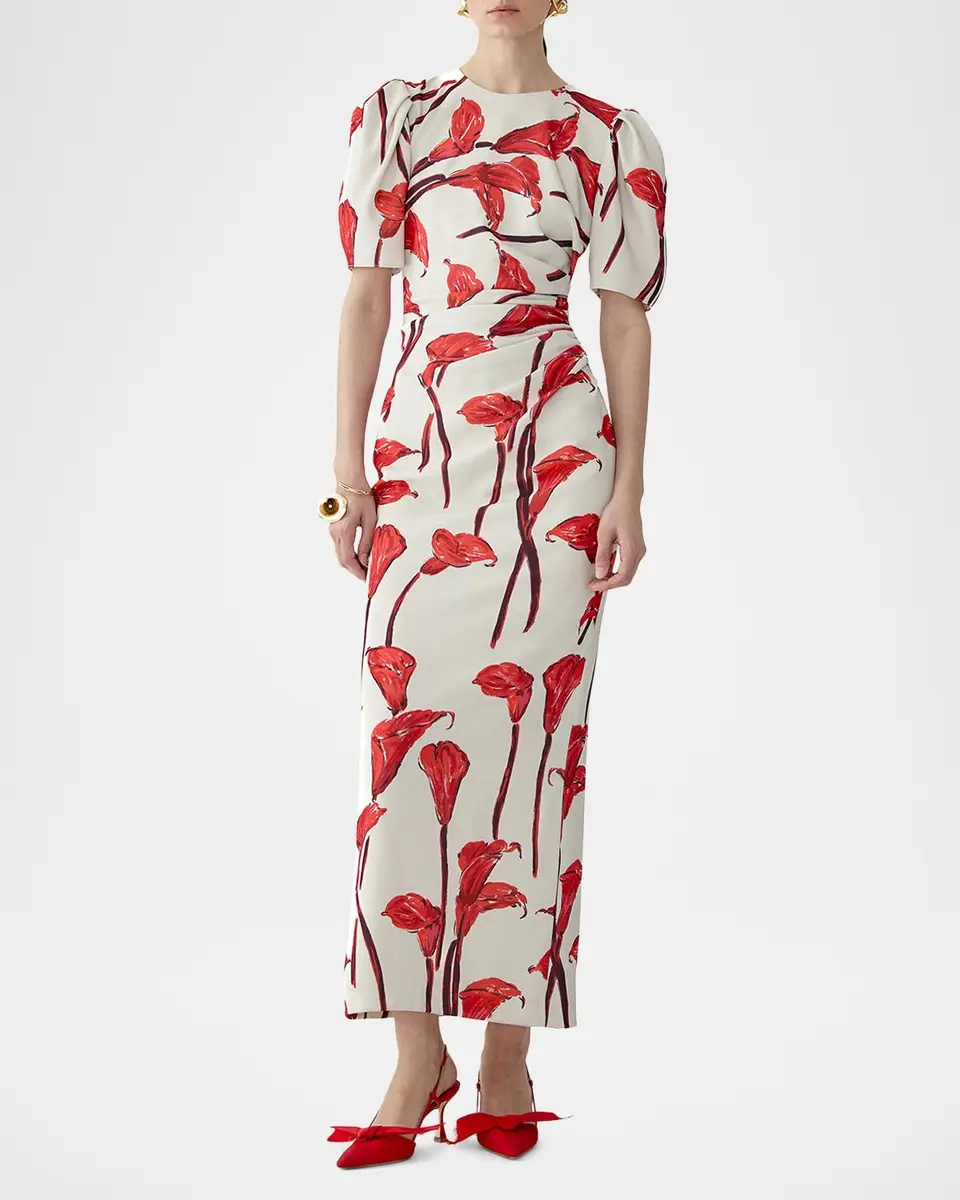Carolina Herrera Calla Lily Ankle Length Dress | Thumbnail 2