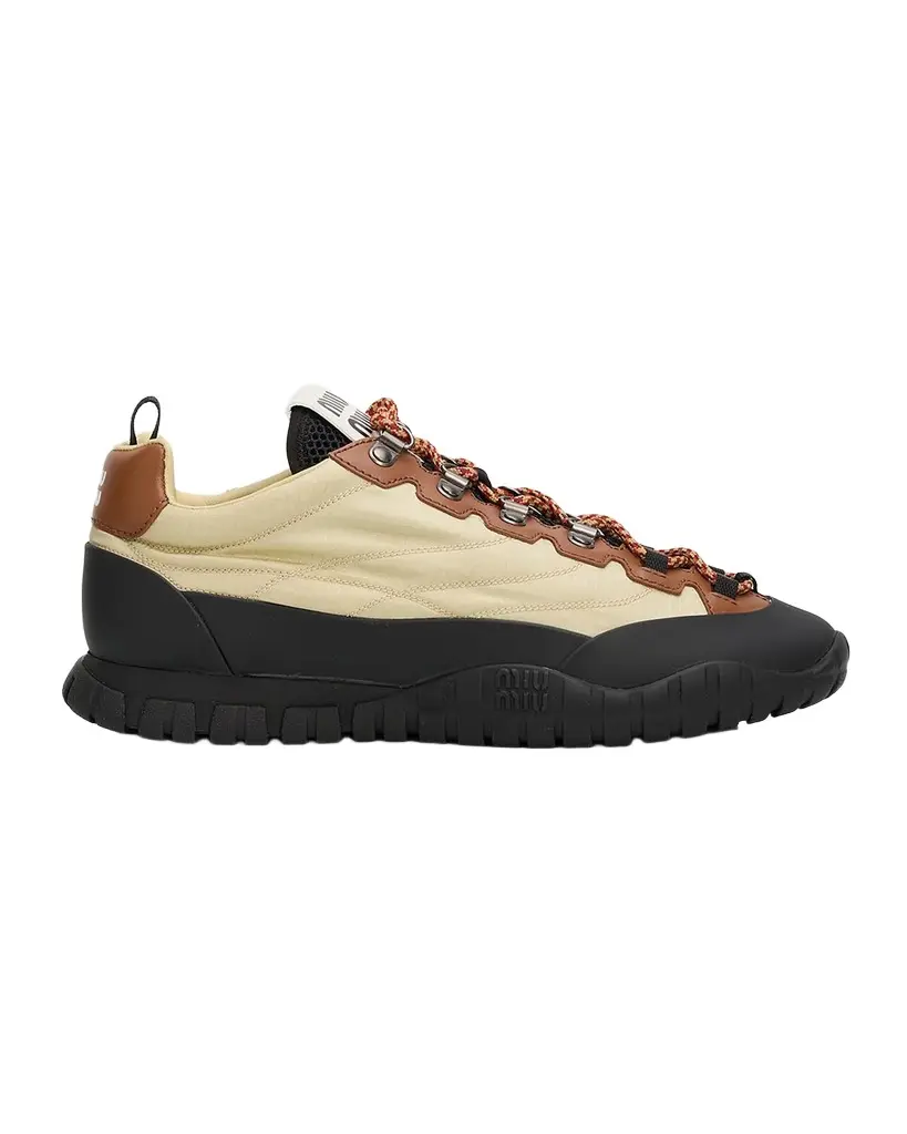Miu Miu Hiker Low-Top Sneakers | Image 1 Miu Miu Hiker Low-Top Sneakers | Image 1