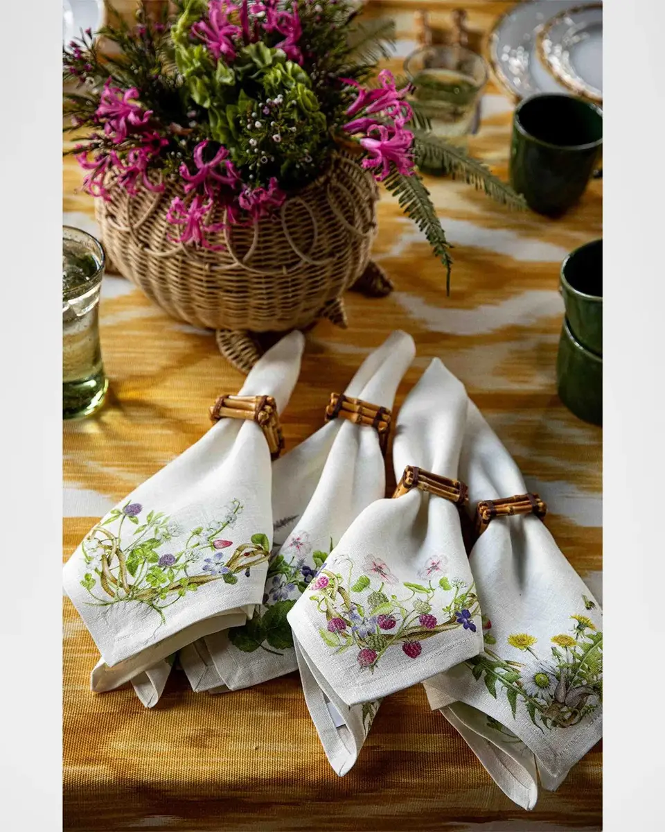Juliska Meadow Walk Linen Napkins, Set of 4 | Thumbnail 5 Juliska Meadow Walk Linen Napkins, Set of 4 | Thumbnail 5