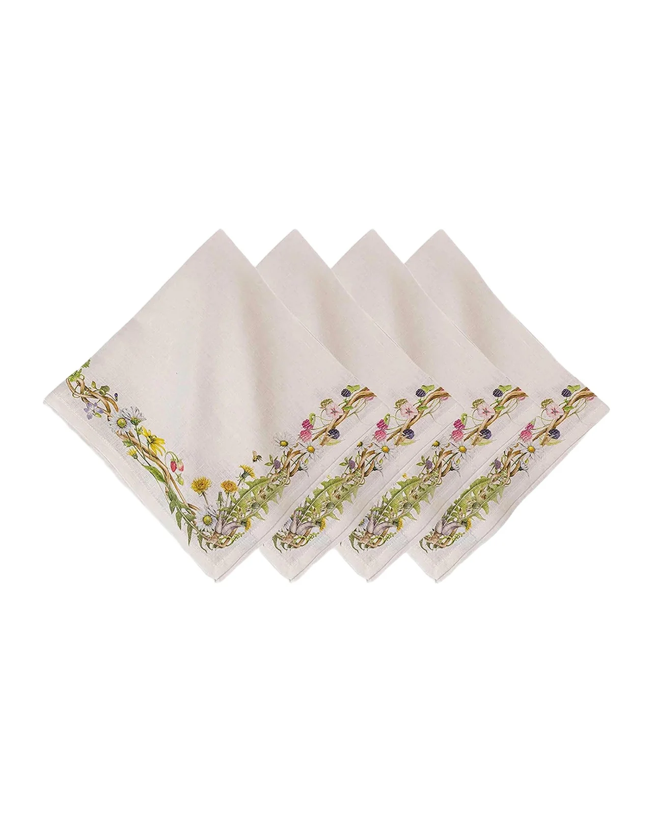 Juliska Meadow Walk Linen Napkins, Set of 4
