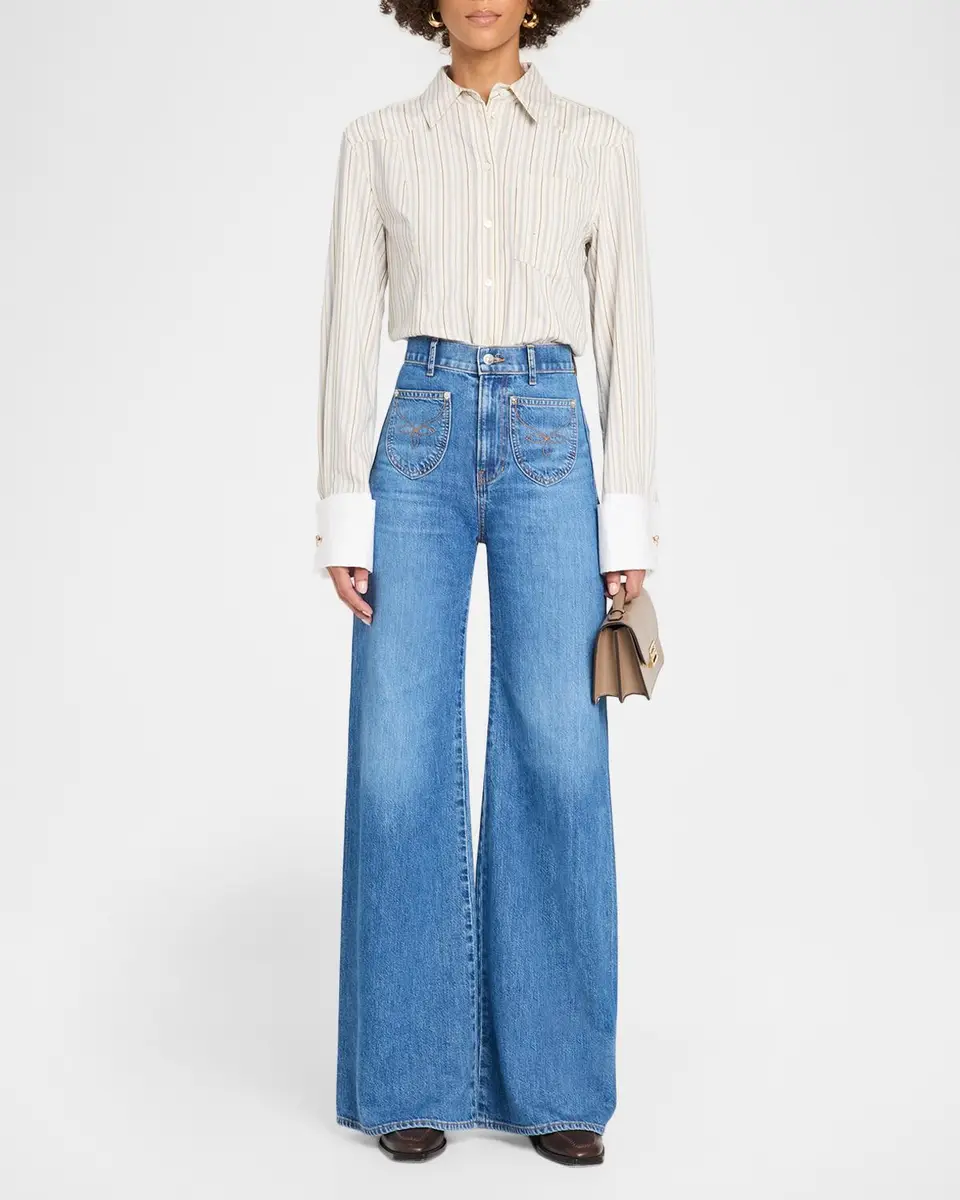 Veronica Beard Rourke Striped Shirt | Thumbnail 2 Veronica Beard Rourke Striped Shirt | Thumbnail 2
