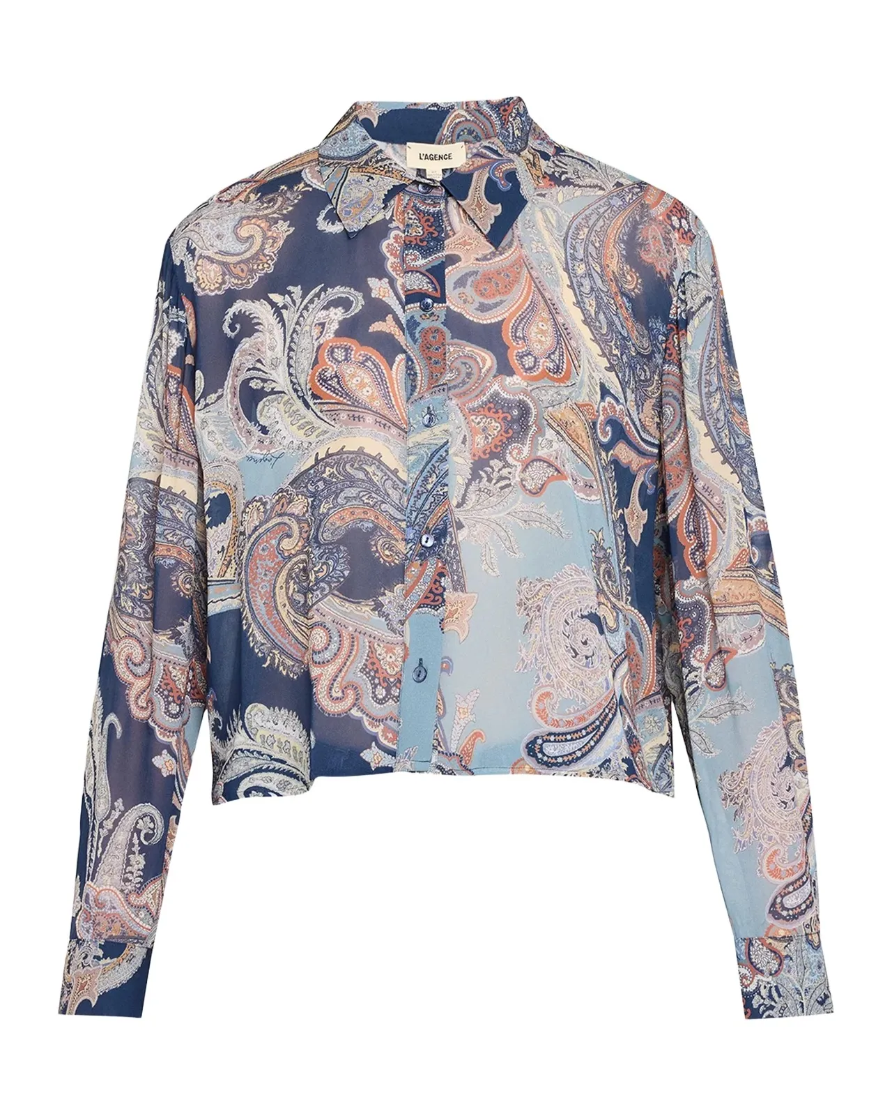 Cosette Cropped Button-Front Shirt