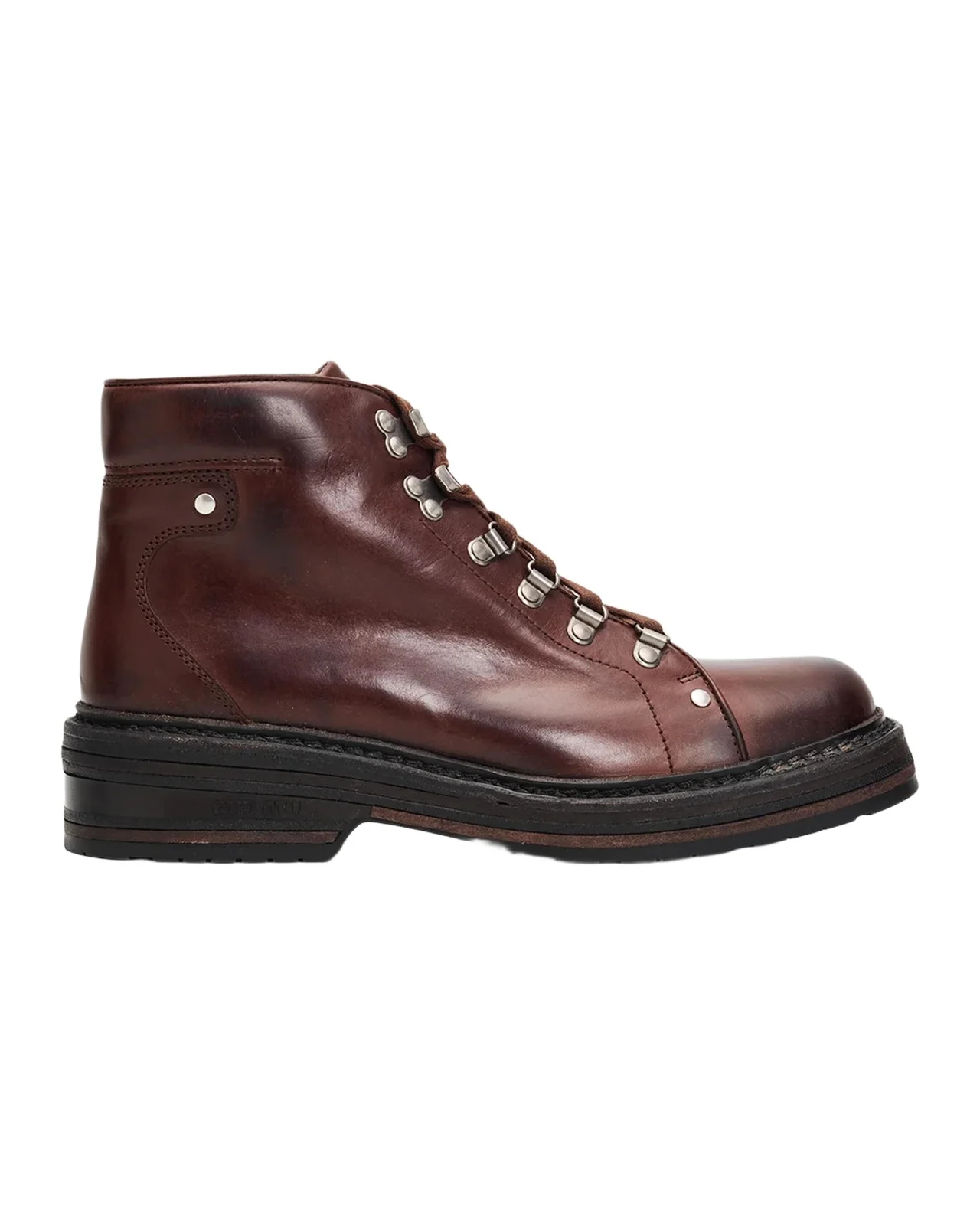 40mm Lace-Up Leather Combat Boots 40mm Lace-Up Leather Combat Boots