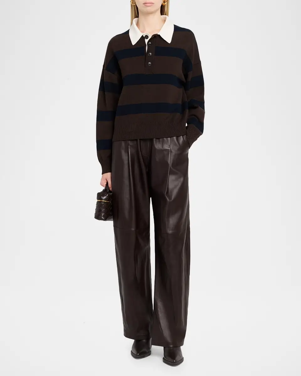 A.L.C. Alexa Striped Polo Sweater | Thumbnail 2