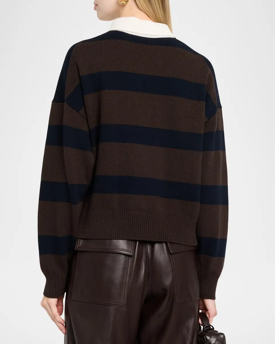 A.L.C. Alexa Striped Polo Sweater | Thumbnail 3