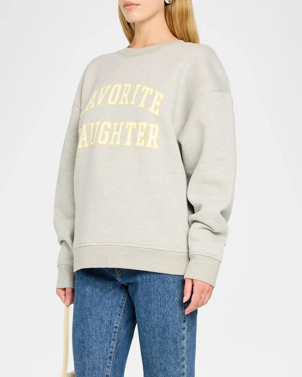 Favorite Daughter The Collegiate Logo Sweatshirt | Thumbnail 4 Favorite Daughter The Collegiate Logo Sweatshirt | Thumbnail 4