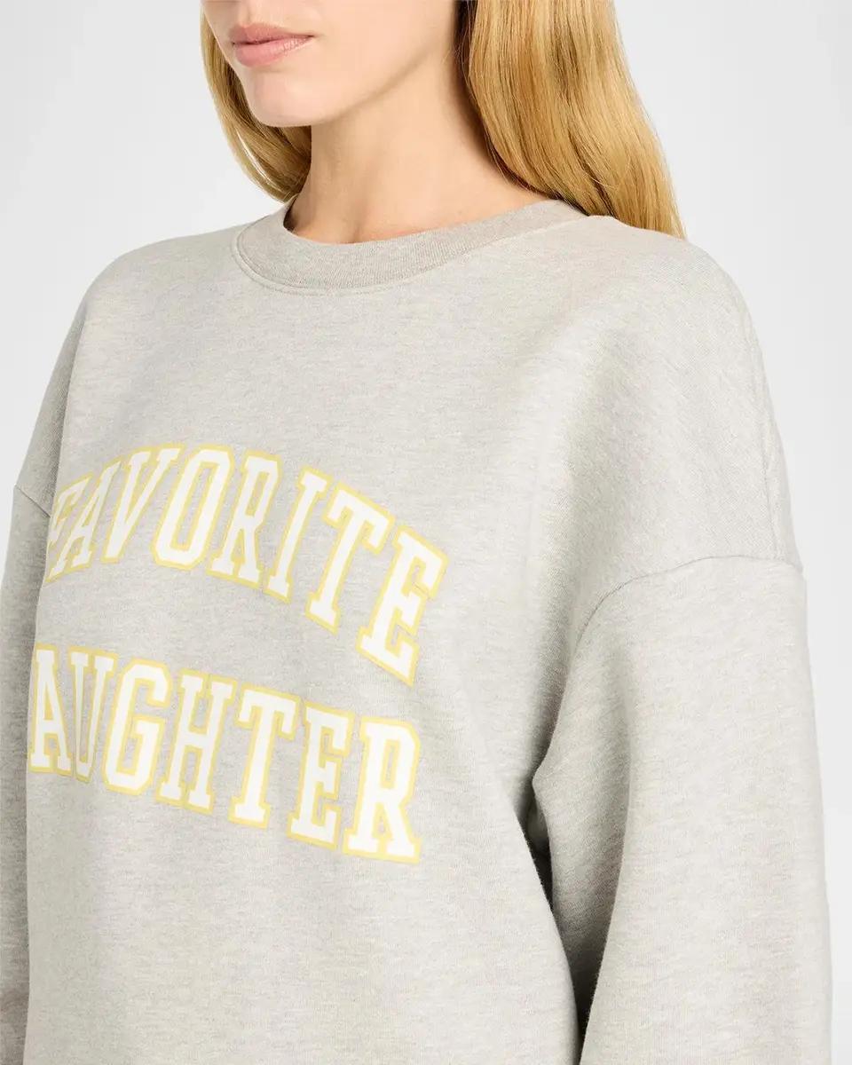 Favorite Daughter The Collegiate Logo Sweatshirt | Thumbnail 5 Favorite Daughter The Collegiate Logo Sweatshirt | Thumbnail 5