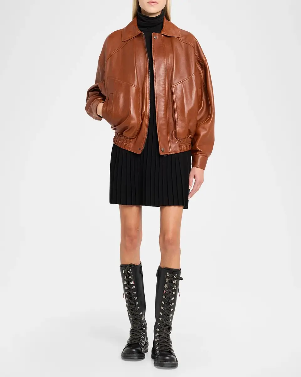 Miu Miu 40mm Leather Lace-Up Knee-High Combat Boots | Thumbnail 3 Miu Miu 40mm Leather Lace-Up Knee-High Combat Boots | Thumbnail 3