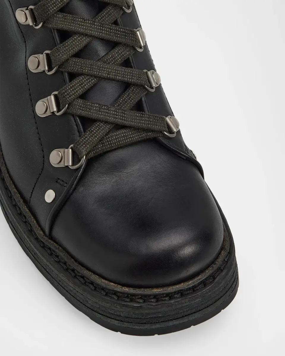 Miu Miu 40mm Leather Lace-Up Knee-High Combat Boots | Thumbnail 5 Miu Miu 40mm Leather Lace-Up Knee-High Combat Boots | Thumbnail 5
