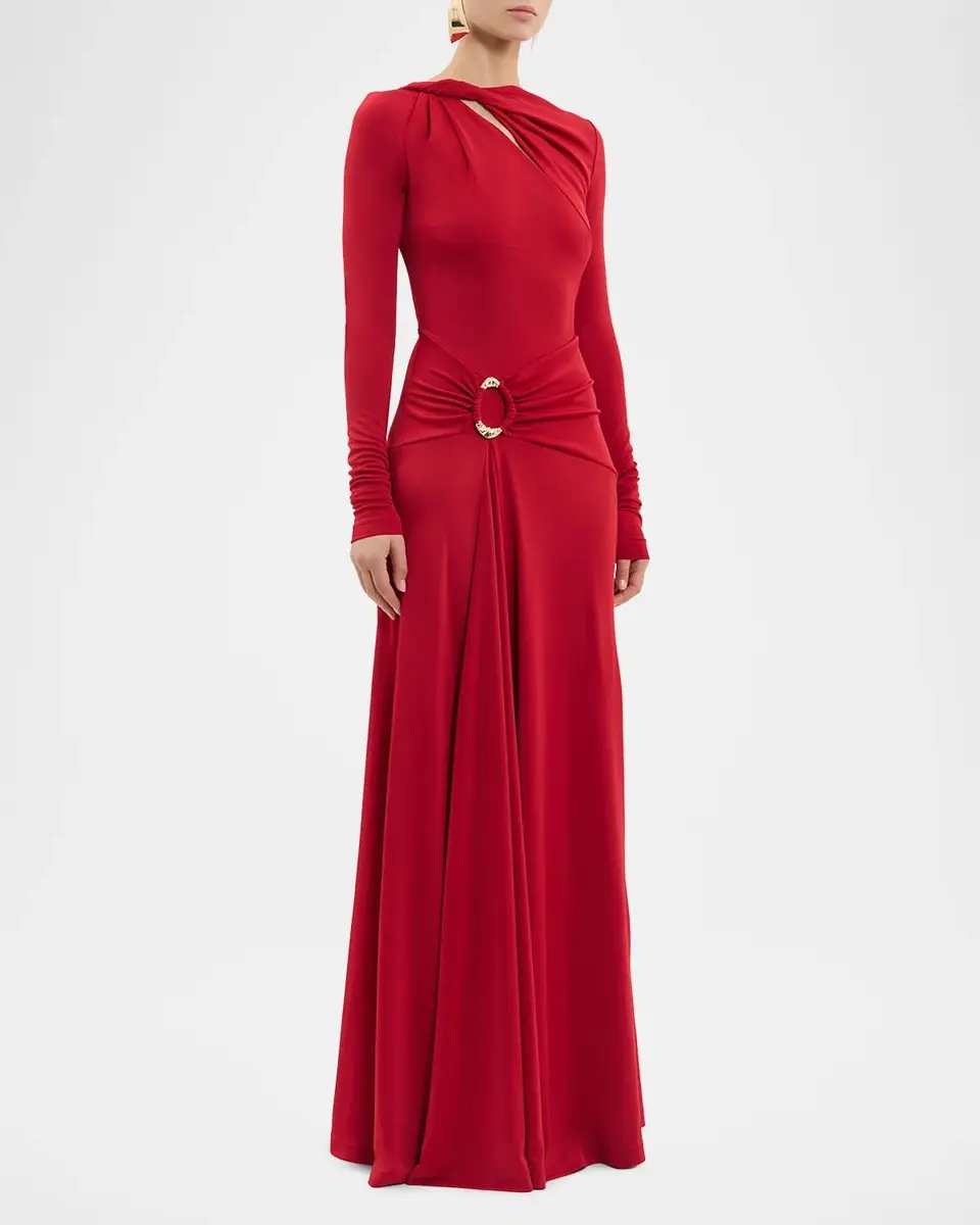 Rebecca Vallance Draped Jersey Maxi Dress | Thumbnail 2 Rebecca Vallance Draped Jersey Maxi Dress | Thumbnail 2