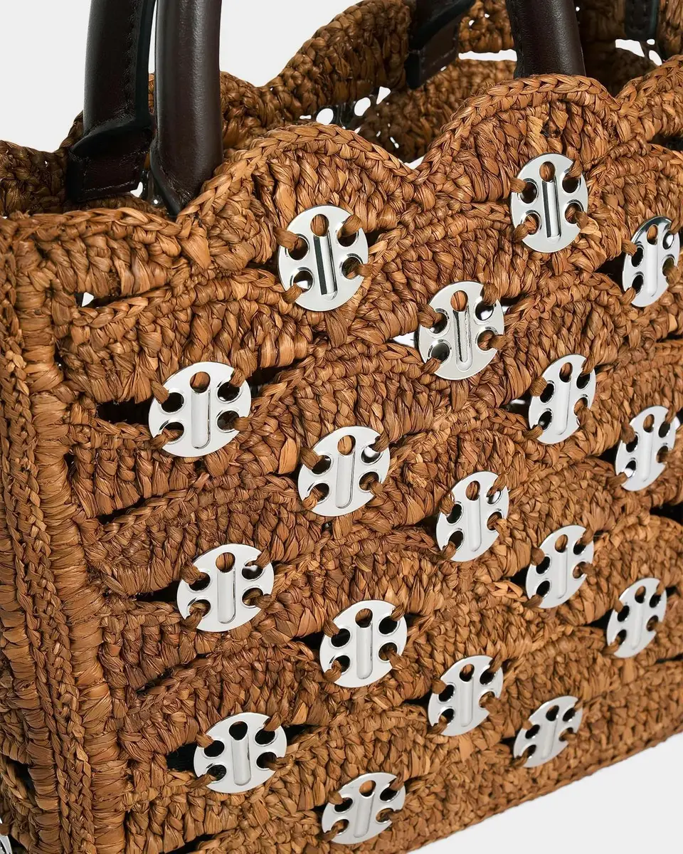 Rabanne Sac a Main Raffia Tote Bag | Thumbnail 5