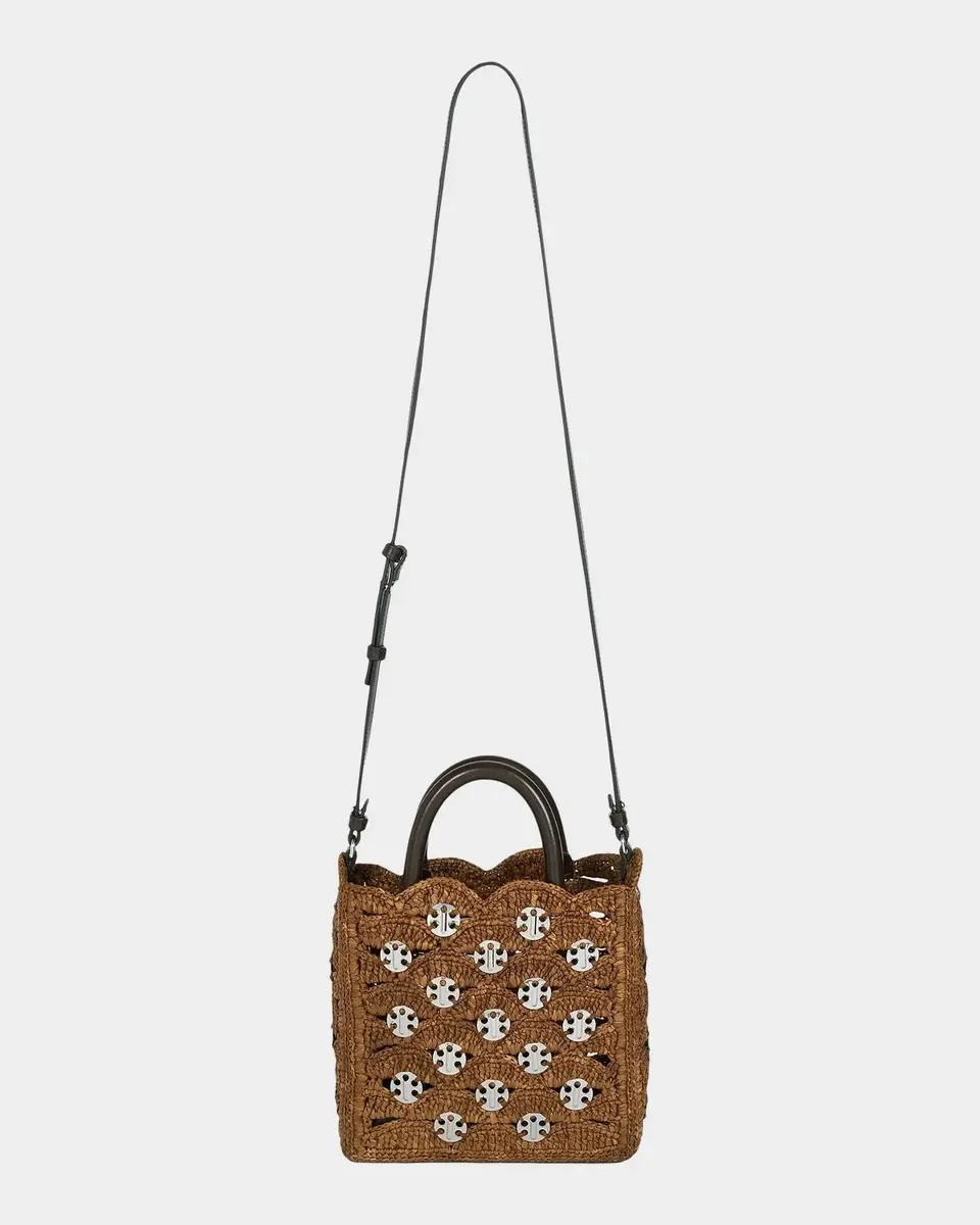 Rabanne Sac a Main Raffia Tote Bag | Thumbnail 6