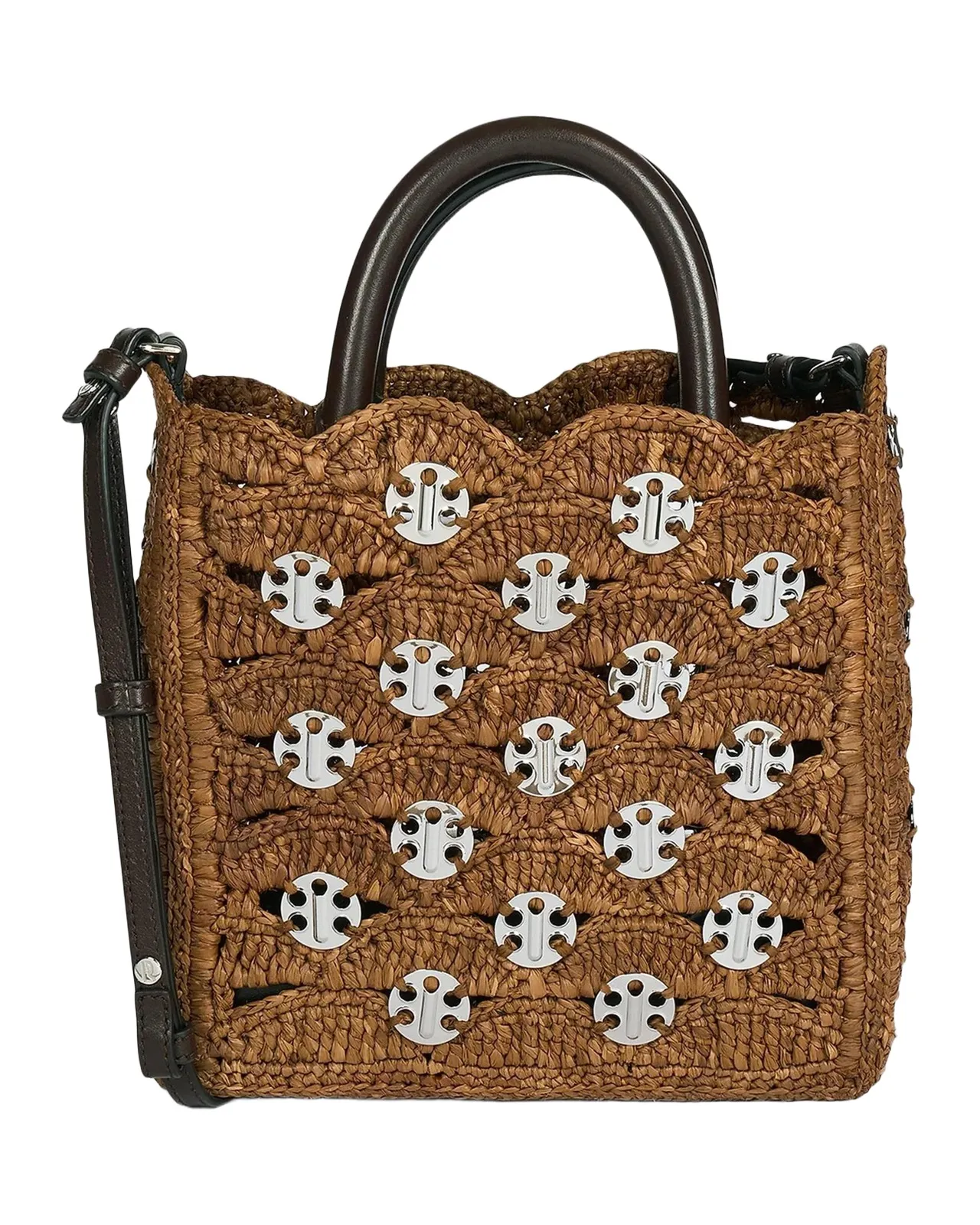 Rabanne Sac a Main Raffia Tote Bag