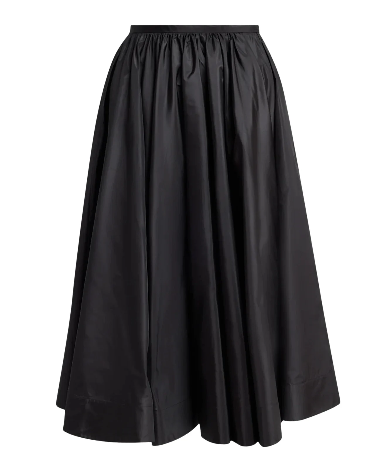 Valentino Garavani Silk Taffeta Full Midi Skirt