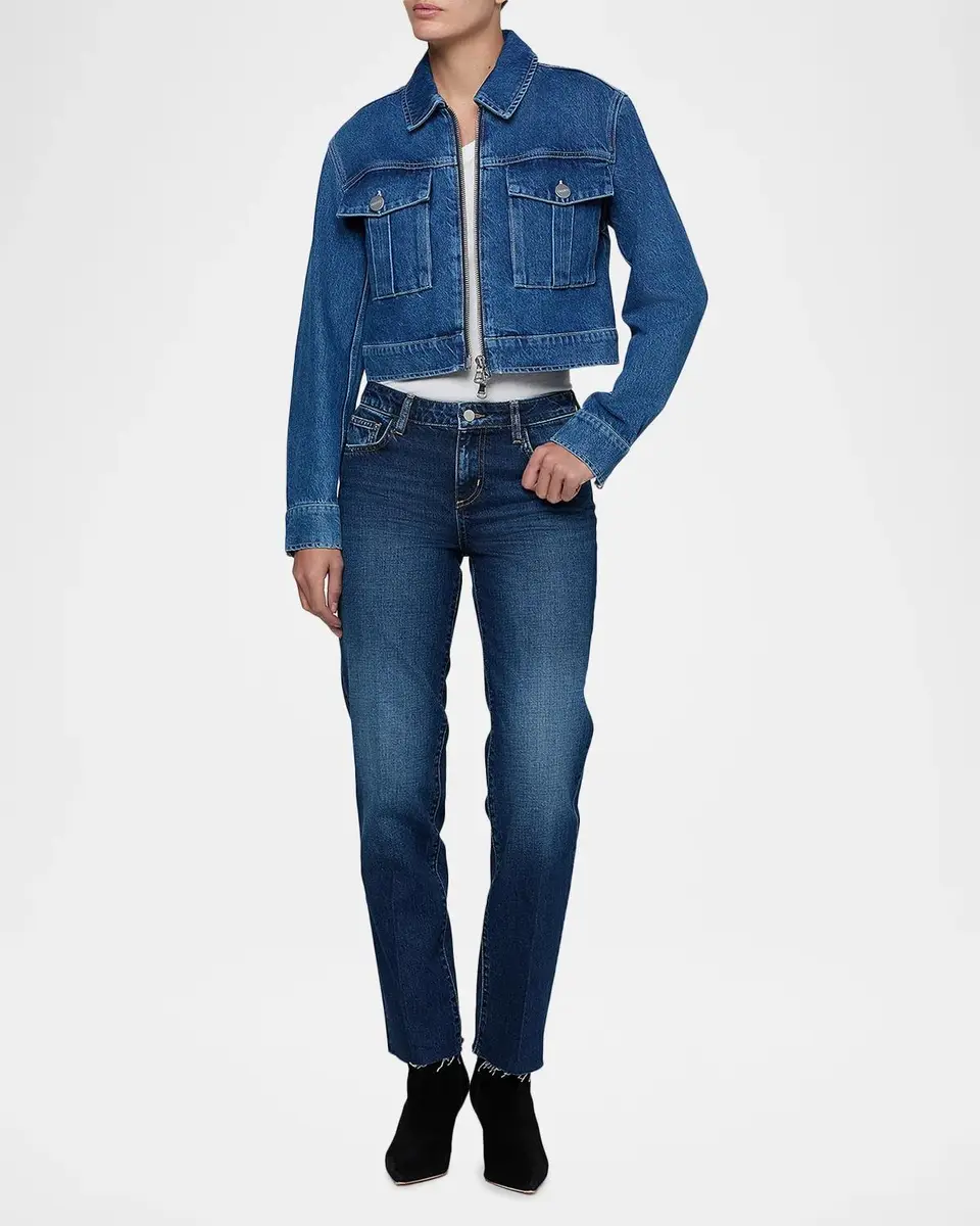 L'Agence Micah Oversized Denim jacket | Thumbnail 2 L'Agence Micah Oversized Denim jacket | Thumbnail 2