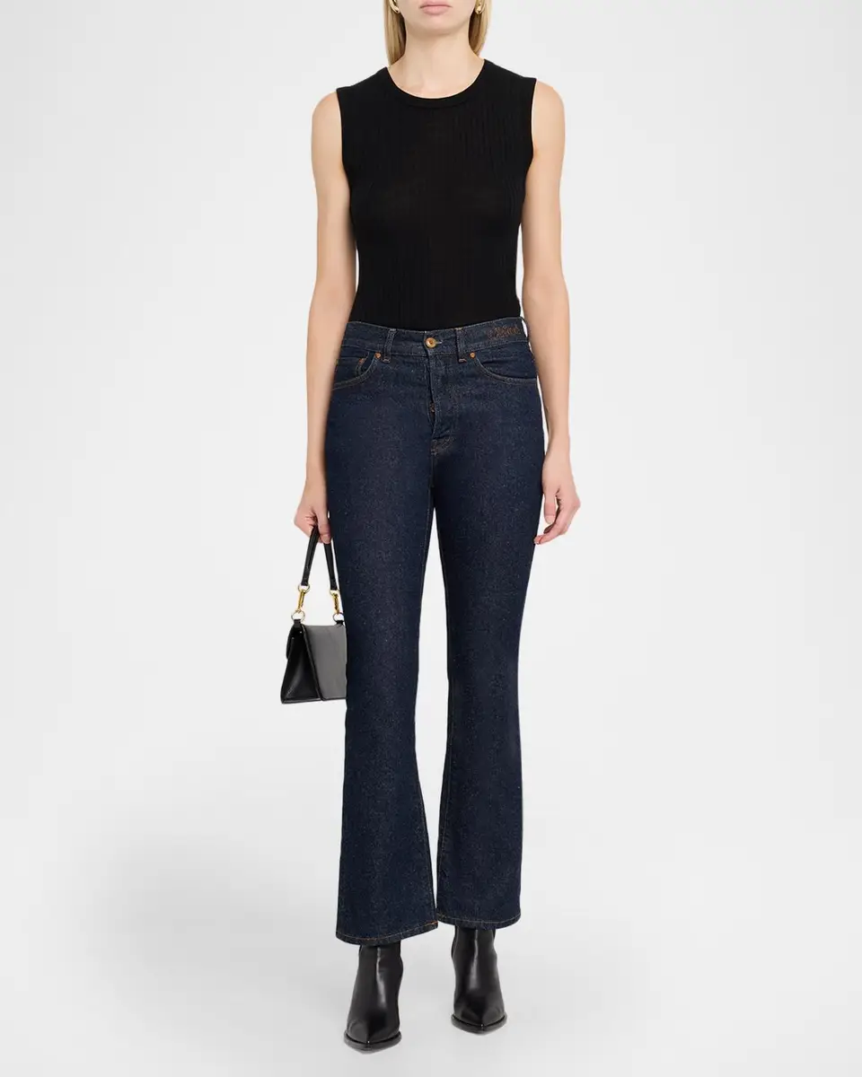 A.L.C. Mick Ribbed Wool-Blend Top | Thumbnail 2 A.L.C. Mick Ribbed Wool-Blend Top | Thumbnail 2