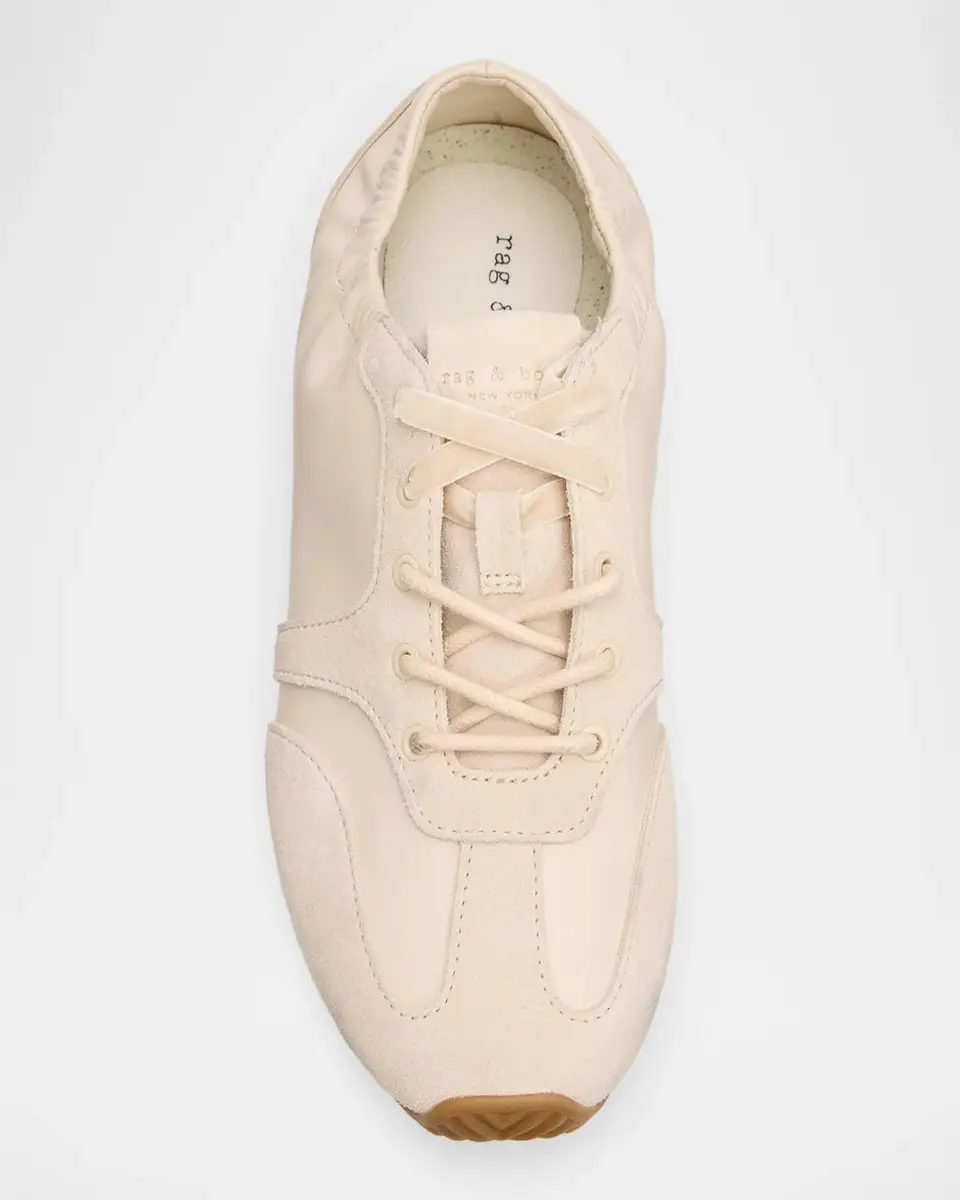 rag & bone Emilee Mixed Leather Ballet Runner Sneakers | Thumbnail 4 rag & bone Emilee Mixed Leather Ballet Runner Sneakers | Thumbnail 4