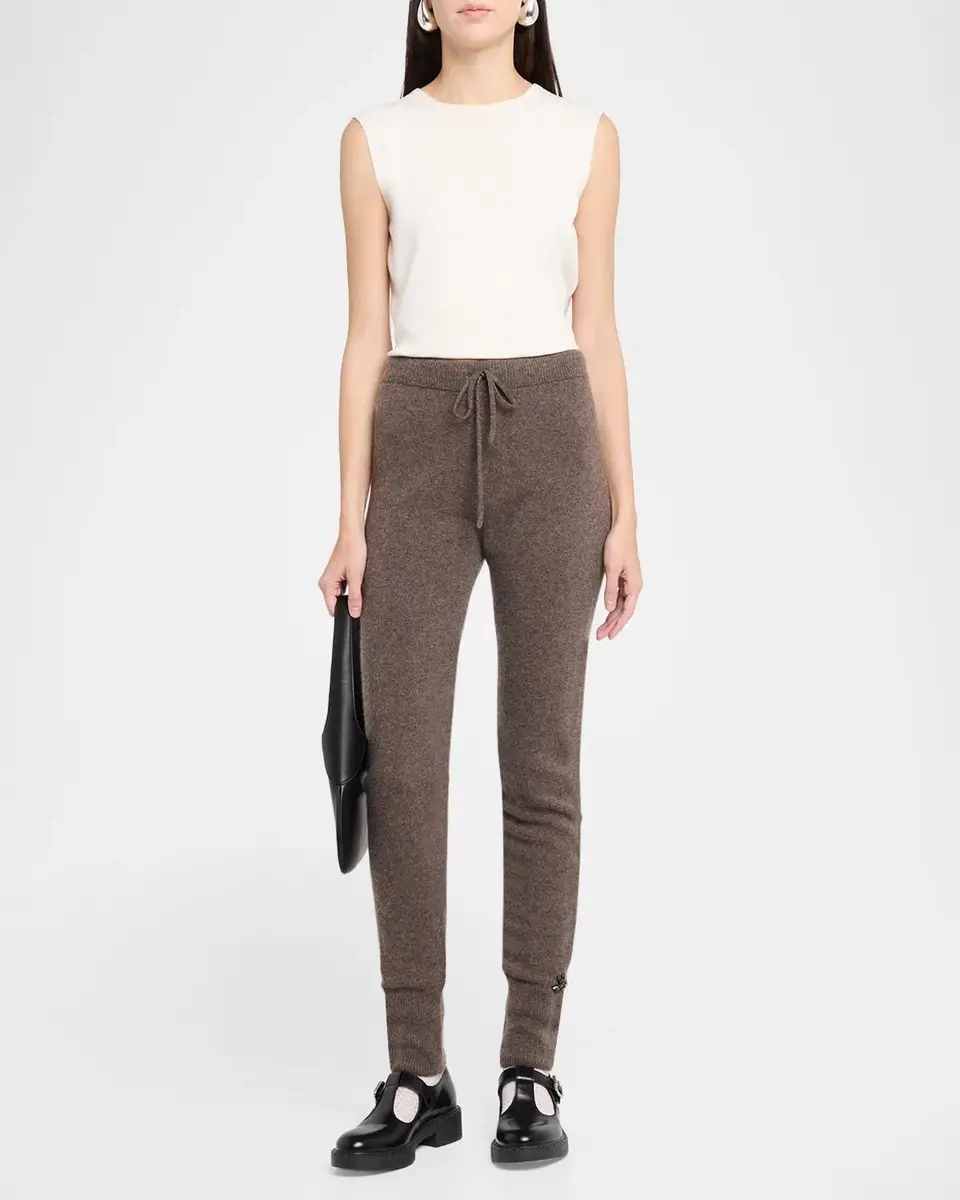 Simone Rocha Cashmere Rib Skinny-Leg Joggers | Thumbnail 2 Simone Rocha Cashmere Rib Skinny-Leg Joggers | Thumbnail 2