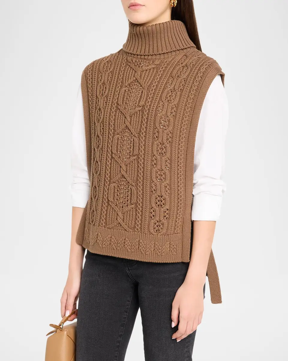 Veronica Beard Bentleigh Merino Wool Vest | Thumbnail 4 Veronica Beard Bentleigh Merino Wool Vest | Thumbnail 4