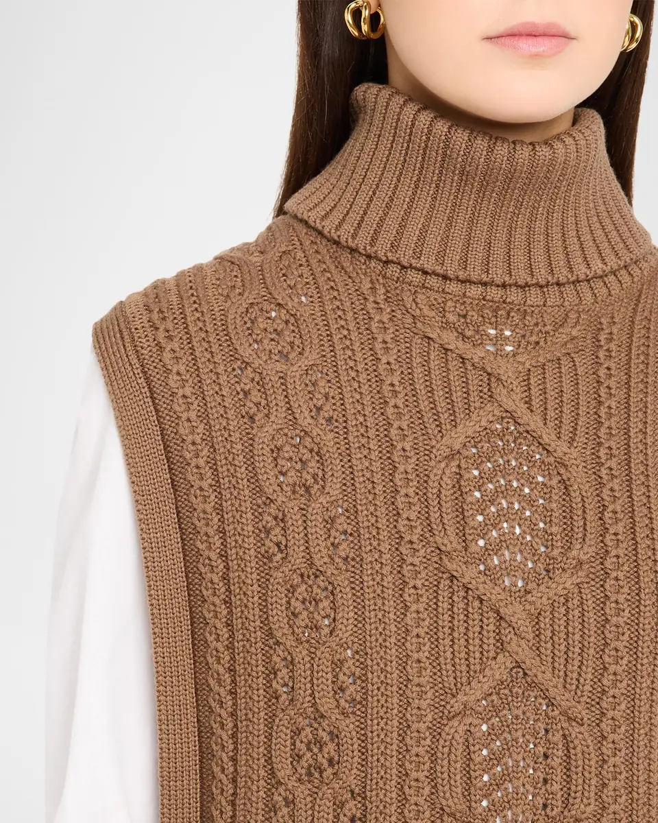Veronica Beard Bentleigh Merino Wool Vest | Thumbnail 5 Veronica Beard Bentleigh Merino Wool Vest | Thumbnail 5