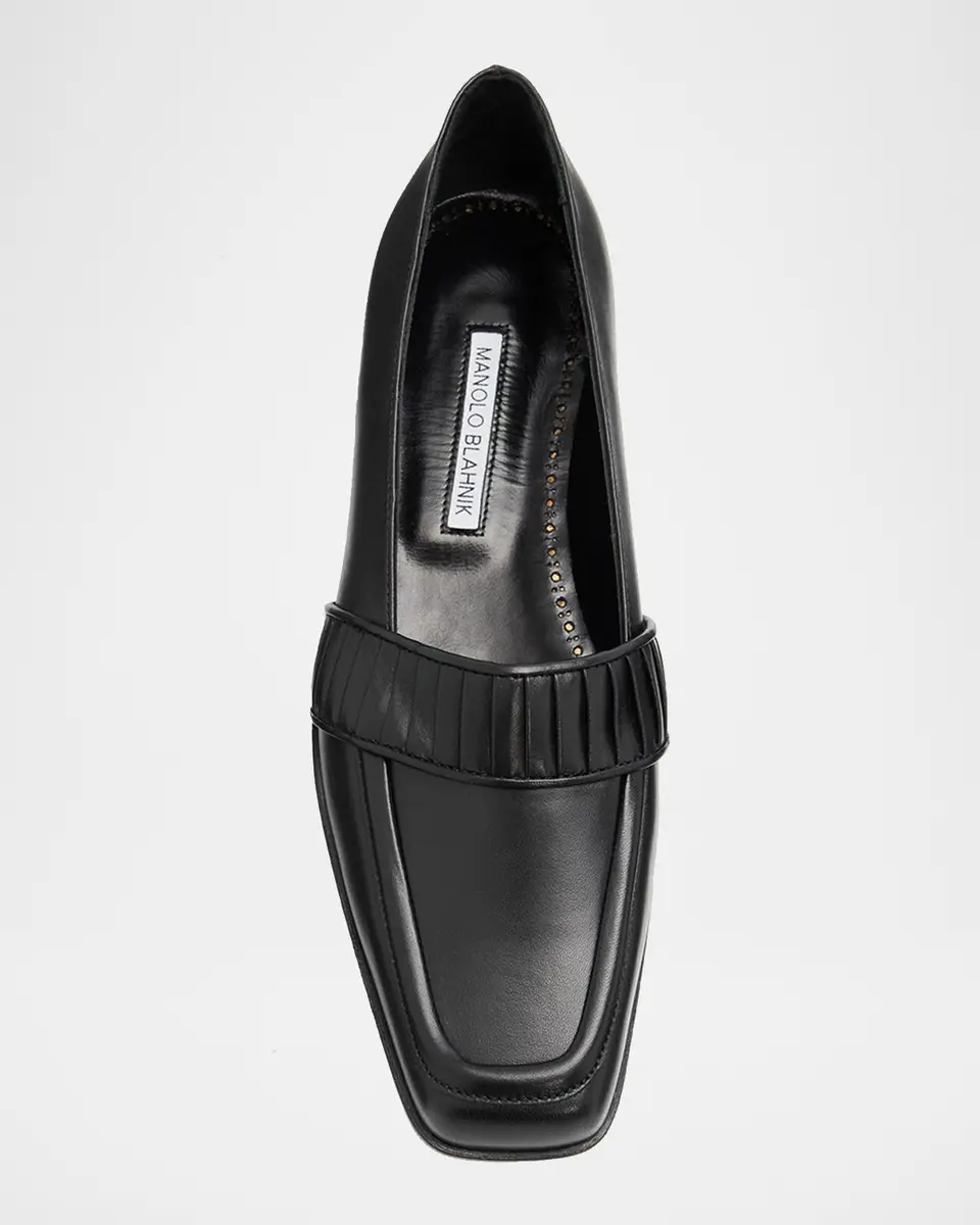 Manolo Blahnik Minoffa Leather Loafers | Thumbnail 6 Manolo Blahnik Minoffa Leather Loafers | Thumbnail 6