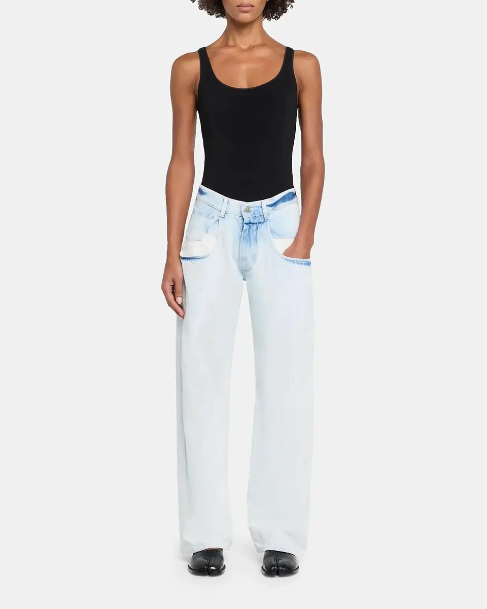 MM6 MAISON MARGIELA Boyfriend Acid Wash Jeans | Thumbnail 2 MM6 MAISON MARGIELA Boyfriend Acid Wash Jeans | Thumbnail 2