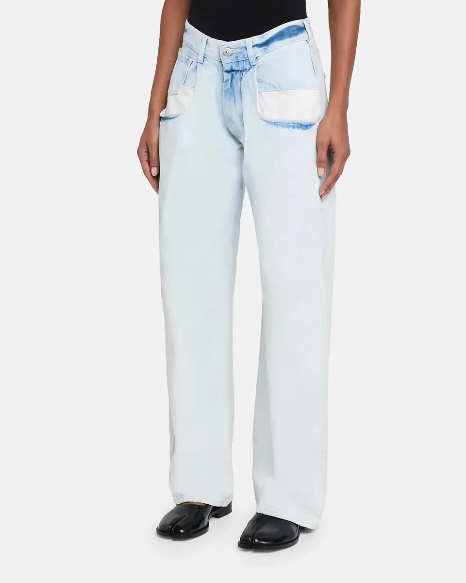 MM6 MAISON MARGIELA Boyfriend Acid Wash Jeans | Thumbnail 4 MM6 MAISON MARGIELA Boyfriend Acid Wash Jeans | Thumbnail 4