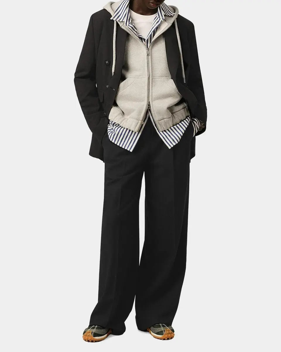AMI PARIS Zuit Wool Two-Pleat Trousers | Thumbnail 2