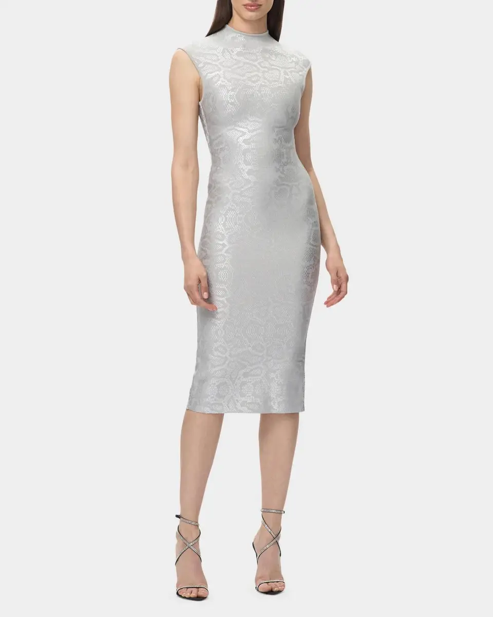 Hervé Léger Anita Printed Sheath Midi Dress | Thumbnail 2 Hervé Léger Anita Printed Sheath Midi Dress | Thumbnail 2