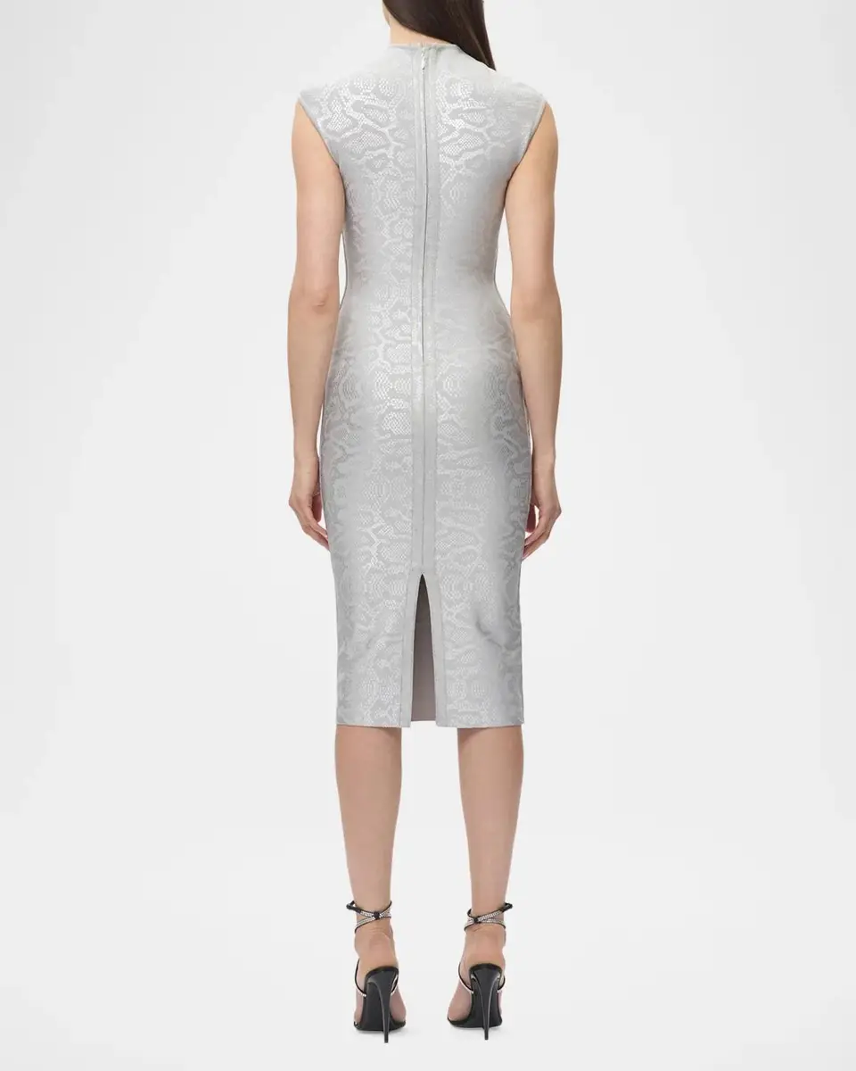 Hervé Léger Anita Printed Sheath Midi Dress | Thumbnail 3 Hervé Léger Anita Printed Sheath Midi Dress | Thumbnail 3