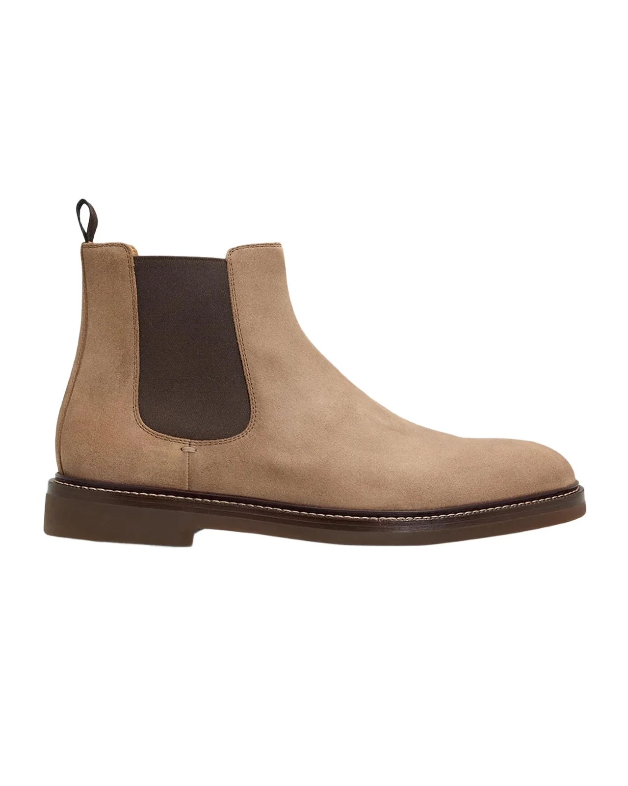 Men's Suede Rubber-Sole Chelsea Boots Men's Suede Rubber-Sole Chelsea Boots