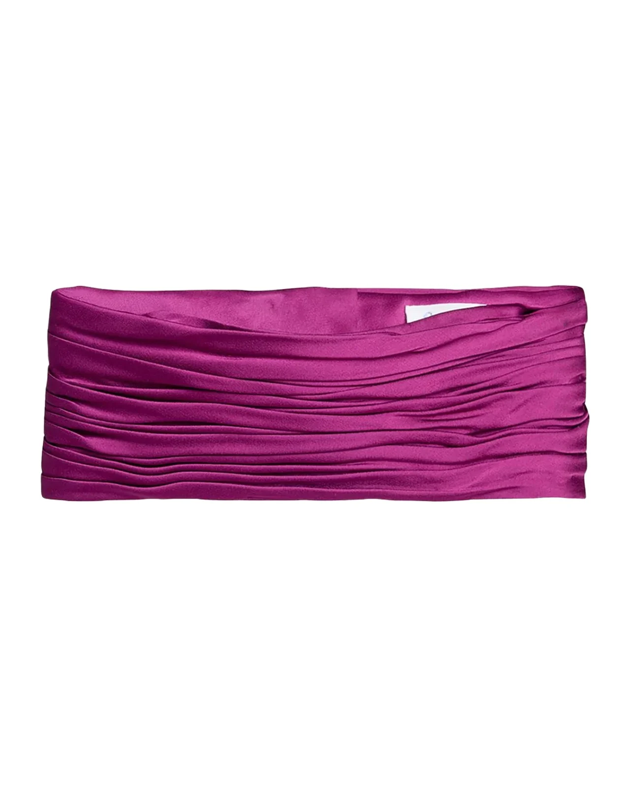 Valentino Garavani Ruched Satin Cummerbund Waistband