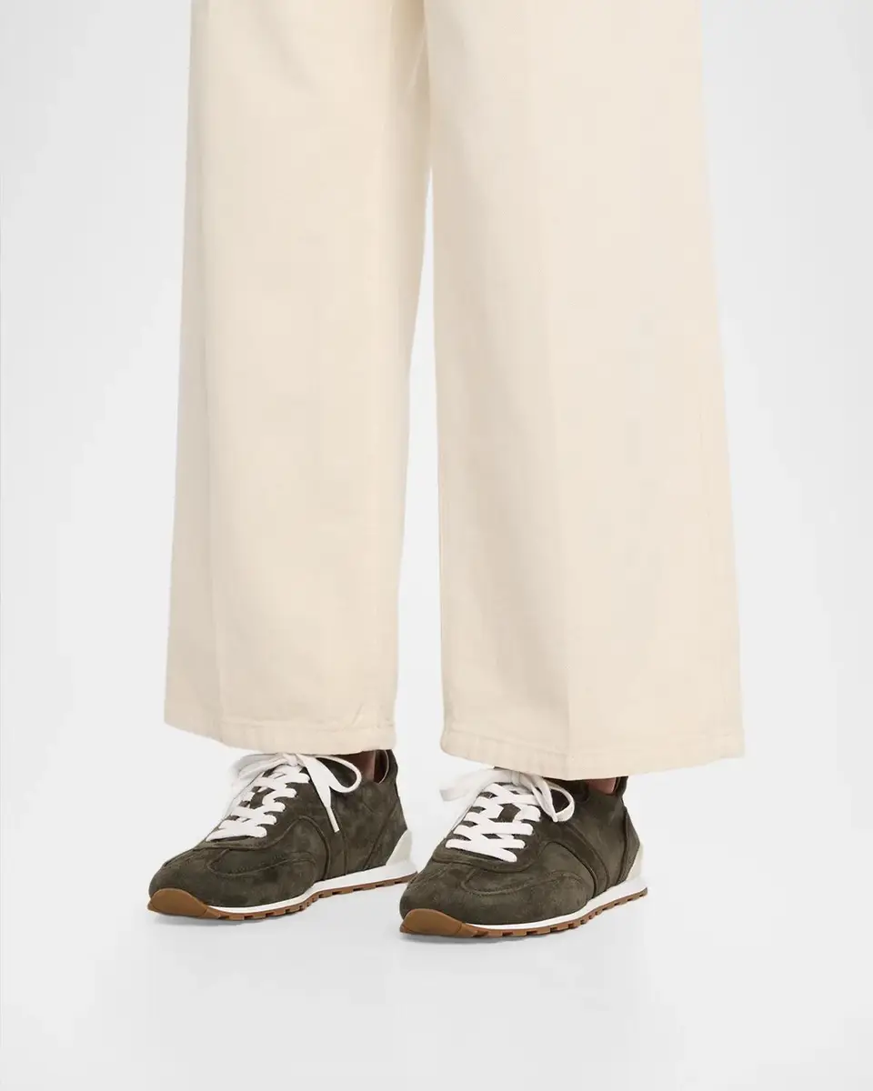 Brunello Cucinelli Suede Low-Top Sneakers | Thumbnail 2 Brunello Cucinelli Suede Low-Top Sneakers | Thumbnail 2