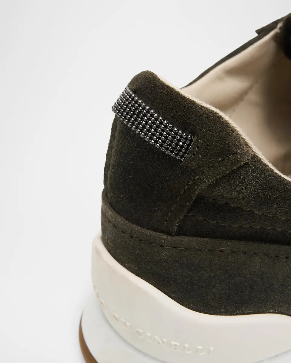 Brunello Cucinelli Suede Low-Top Sneakers | Thumbnail 5 Brunello Cucinelli Suede Low-Top Sneakers | Thumbnail 5