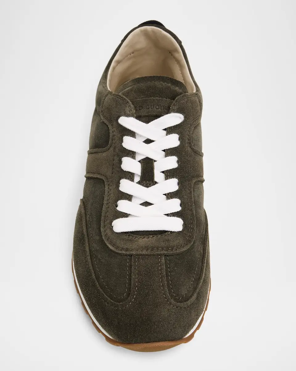 Brunello Cucinelli Suede Low-Top Sneakers | Thumbnail 6 Brunello Cucinelli Suede Low-Top Sneakers | Thumbnail 6