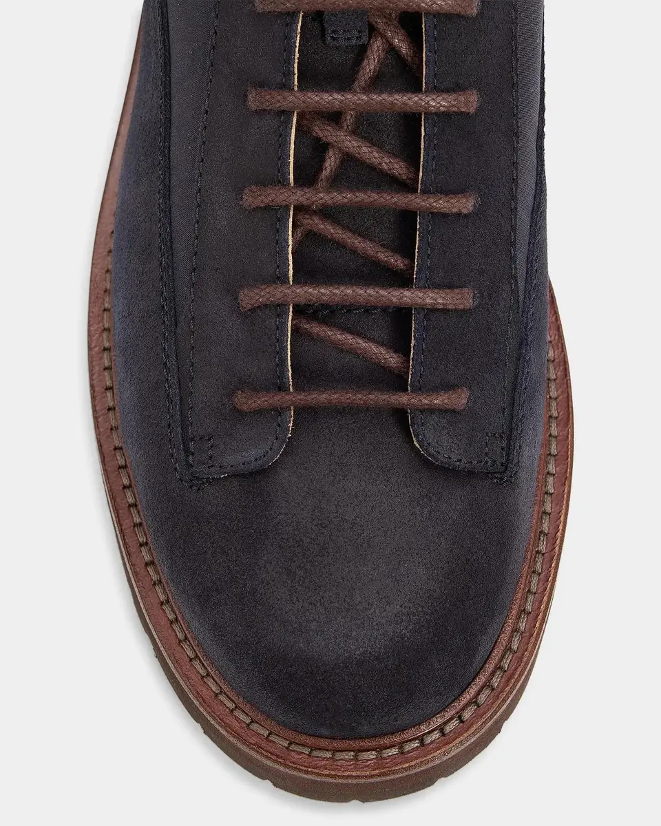 Brunello Cucinelli Men's Suede Lace-Up Ankle Boots | Thumbnail 3