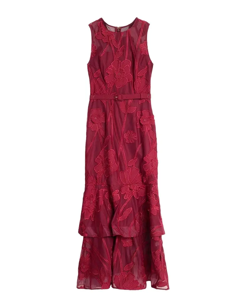 Milly Anna Grand Fleur Sleeveless Evening Dress